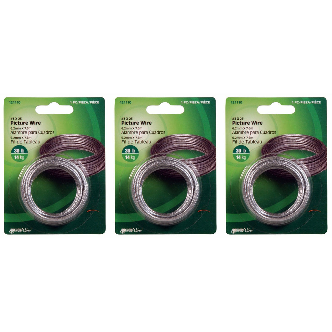 The Hillman Group 121110 Picture Hanging Wire (3 Pack)