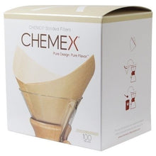 Load image into Gallery viewer, Chemex Natural Coffee Filters, Square, 200ct - Exclusive Packaging
