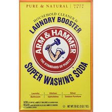 Load image into Gallery viewer, Church &amp; Dwight Co 03020 Arm &amp; Hammer Super Washing Soda 55 oz. (Pack of 3)
