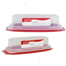 Load image into Gallery viewer, Rubbermaid - Standard Butter Dish - 7.8&quot;x3.1&quot;x2.1&quot;, Holds 1/4 lb, 2 Pack

