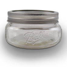 Load image into Gallery viewer, (2 Packs) Ball Mason Wide Mouth Half Pint Jars - 8oz - 4 Jars Per Box - Total 8 Jars
