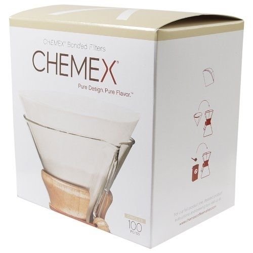 Chemex Bonded Coffee Filter Circles, 100 Count, 2 Pack