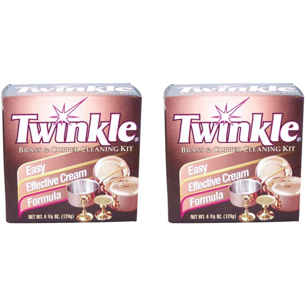 Twinkle Brass And Copper Cleaning Cream - 2 Pack