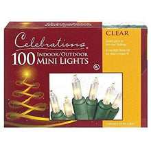 Load image into Gallery viewer, Celebrations 4000-71 Mini Light Set, 22.5&#39;, 100 Clear Lights
