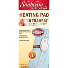 Load image into Gallery viewer, Sunbeam 756-500 Heating Pad with UltraHeatTechnology
