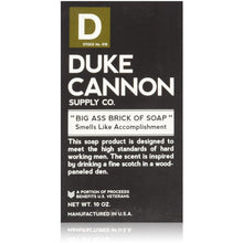 Load image into Gallery viewer, Duke Cannon Big Brick of Soap for Men - Smells Like Accomplishment, 10 oz...
