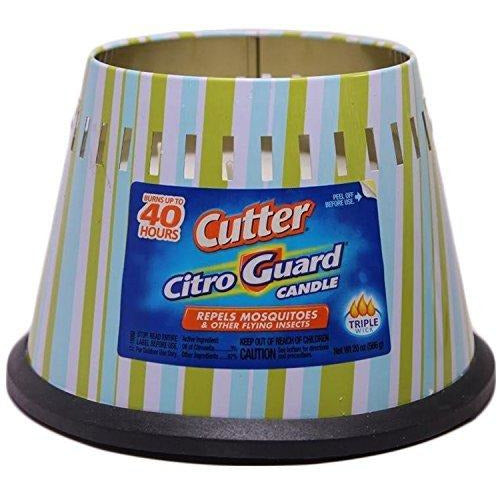 Cutter HG-95784 CitroGuard 20-Ounce Insect Repellent Triple Wick Candle, 2 Pack