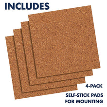 Load image into Gallery viewer, Quartet Cork Tiles, Cork Board, 12&quot; x 12&quot;, Corkboard, Wall Bulletin Boards, Natural, 4 Pack (102)
