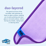 Pure-Sky Ultra Microfiber Eyeglass Cleaner Cloth – Streak Free Leaves no Wiping Marks, smudges, fingerprints - for Lenses, Screens, Cellphone, Tablets