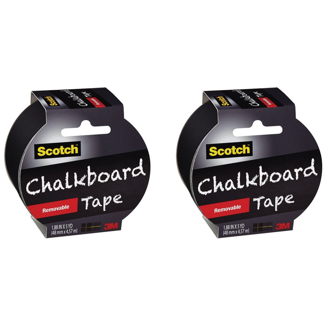 1.88x5YD Chalkboar Tape, 2 pack