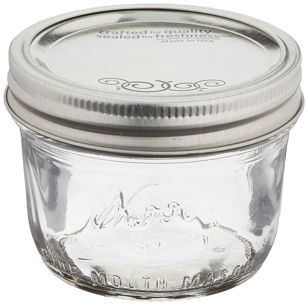 Jarden Home Brands 12Pk 1/2Pt wide Mouth Jar Canning Jars
