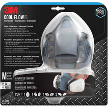 Load image into Gallery viewer, 3M P95 Paint Project Half Face Respirator Valved Multicolored M 1 pc
