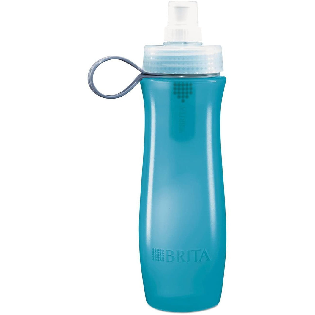Brita Sport Water Filter Bottle, 24 Ounce, Blue