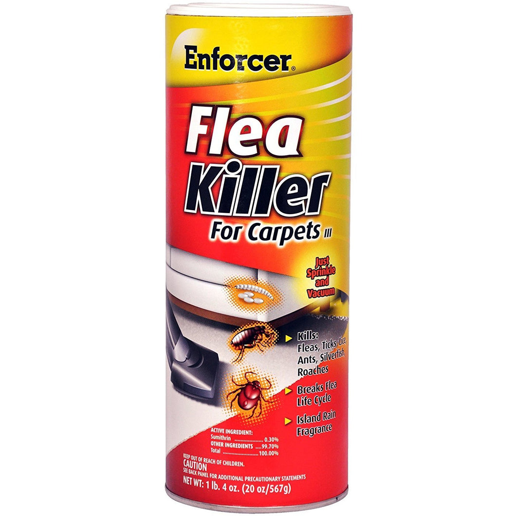 Enforcer 20-Ounce Flea Killer for Carpet, fresh linen scent