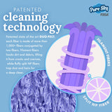 Pure-Sky Magic Deep Clean Multipurpose Cleaning Cloth - Stick-Attachable for Mop, or as Handheld Microfiber Towels to Clean Any Surfaces