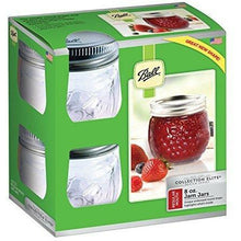 Load image into Gallery viewer, Ball Jelly Elite Collection Jam Jar (4 Pack) - 8 oz - Clear
