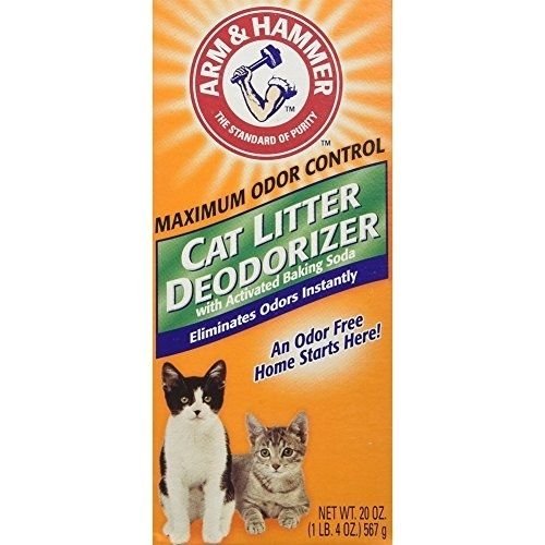 Arm & Hammer Cat Litter Deodorizer with Activated Baking Soda 20 oz (Pack of 2)