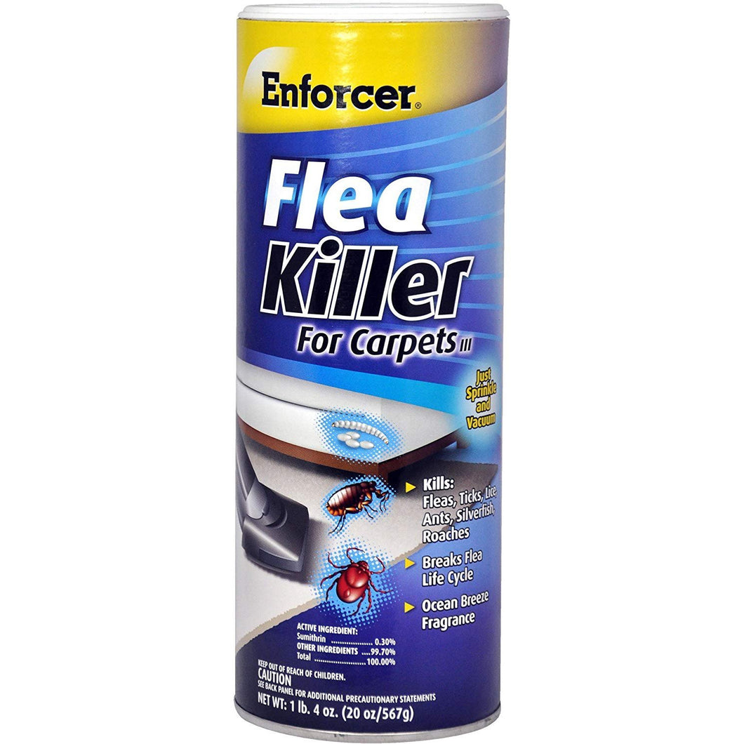 Enforcer 20-Ounce Flea Killer for Carpet, Ocean Breeze Fragrance