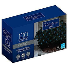 Load image into Gallery viewer, Celebrations 40803-71 Net Light Set Blue Bulbs Led 4&#39; X 6&#39; Indoor/Outdoor Use, green
