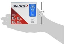 Load image into Gallery viewer, Arrow Fastener 509 Genuine T50 9/16-Inch Staples, 1,250-Pack (4)

