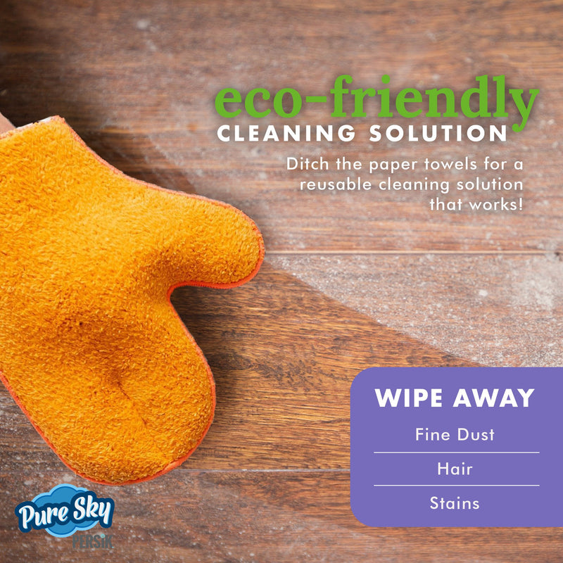 Pure-Sky Microfiber Glove Dusting Mitt