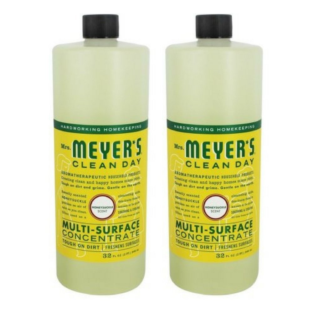 Mrs. Meyer's Clean Day Multi-Surface Concentrate - 32 oz - Honeysuckle - 2 Pack