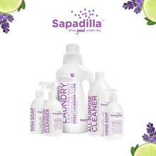 Load image into Gallery viewer, Sapadilla Sweet Lavender + Lime Biodegradable Countertop Cleanser Spray, 16 Ounce
