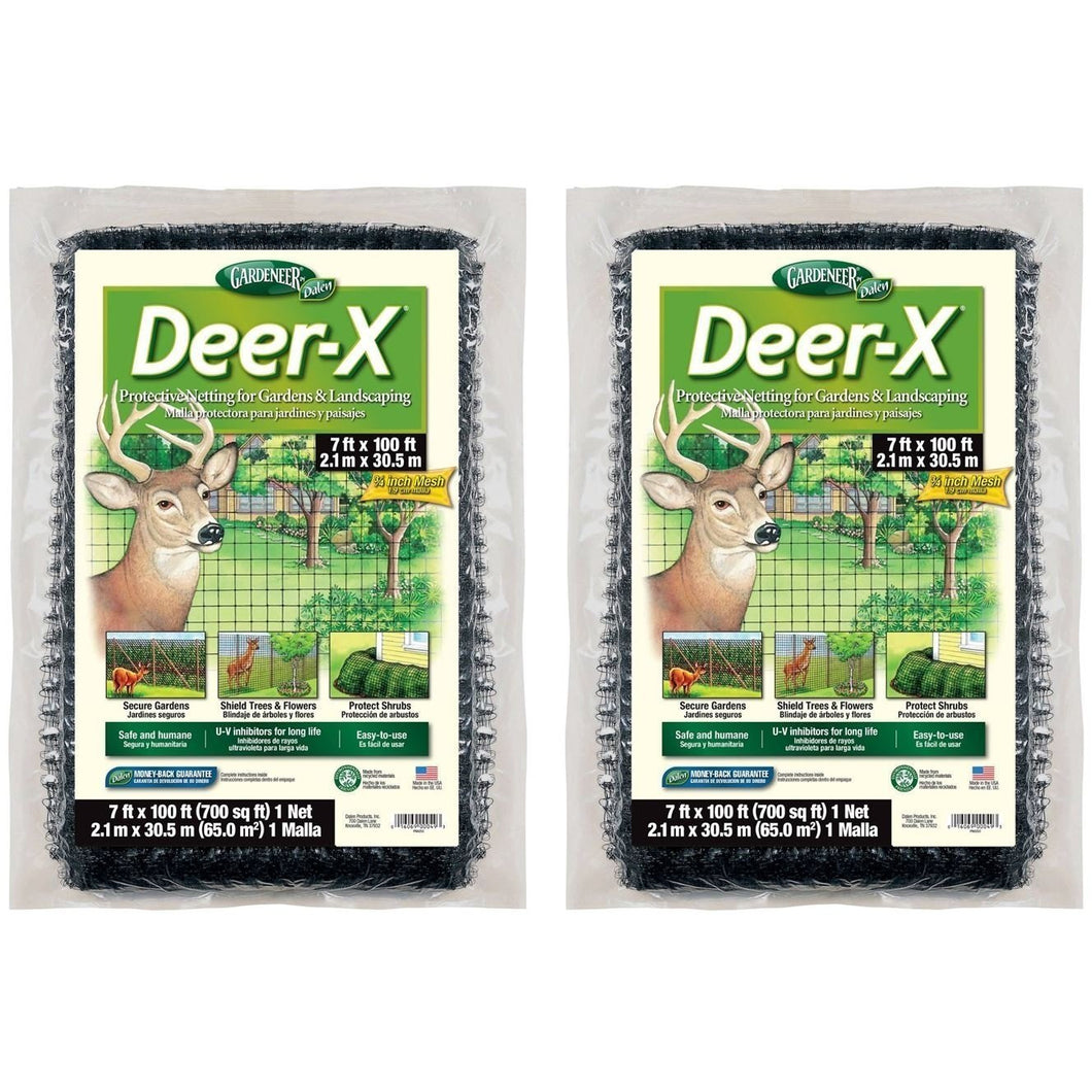 Gardeneer By Dalen Deer-X Protective Netting for Garden & Landscaping 7' x 100'