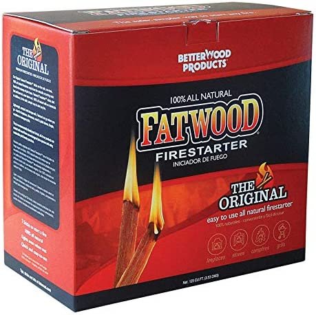 FATWOOD Wood Products Int'l 9987 Firestarter.125 Cu. Ft, 5-Lbs. - Quantity 4