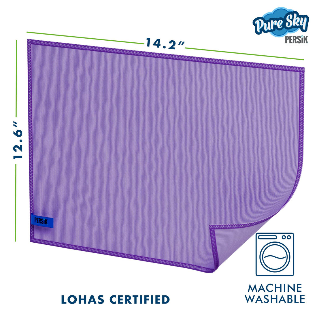 Pure-Sky Window Glass Cleaning Cloth - Streak Free Magic - Leaves no Wiping Marks