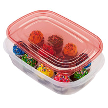Load image into Gallery viewer, Rubbermaid TakeAlongs Square Food Storage Container, Divided, Single
