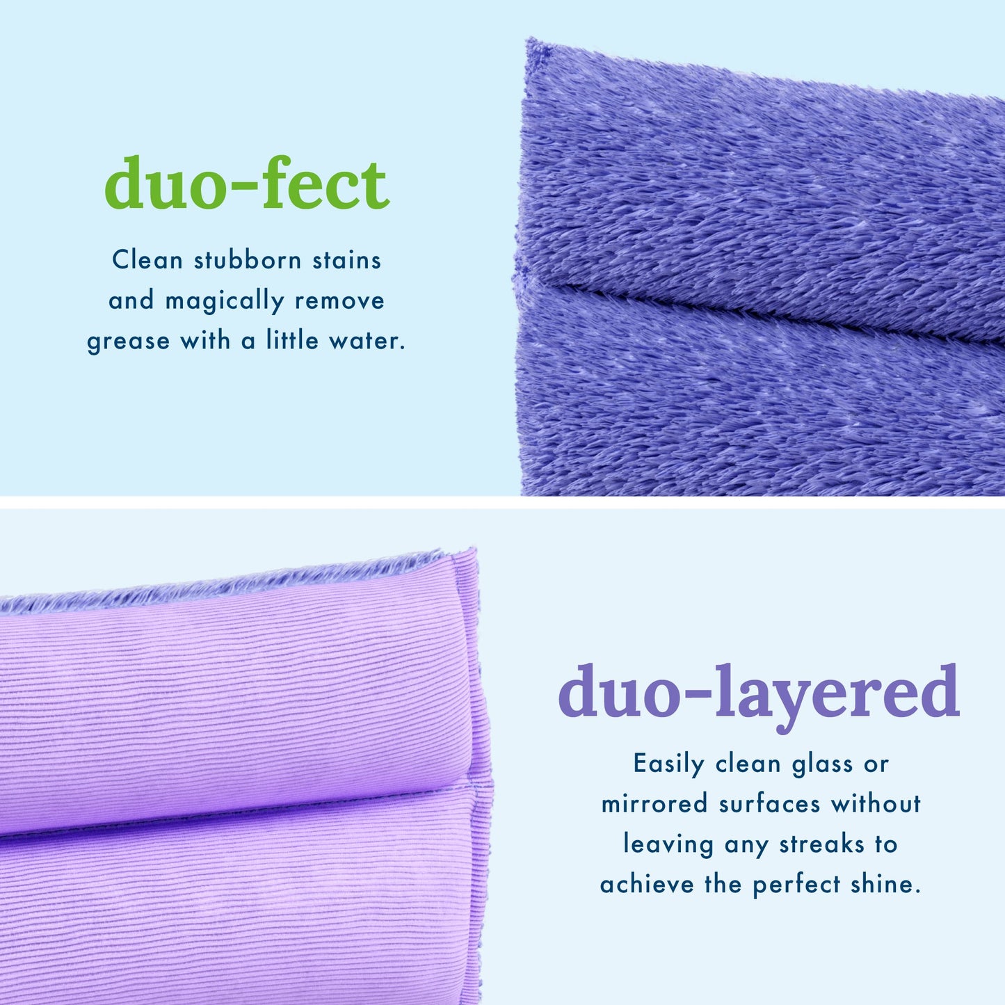 Pure-Sky Magic Deep Cleaning Sponge – 2-in1, Combination for Glass and Multipurpose
