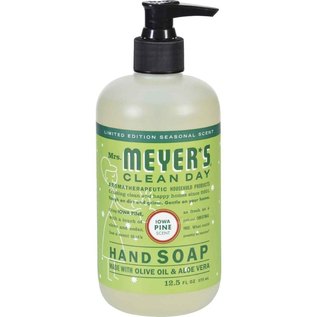 MRS. MEYER'S HAND SOAP,LIQ,IOWA PINE, 12.5 FZ, 6 PACK
