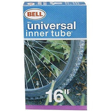 Load image into Gallery viewer, Bell 16-Inch Universal Inner Tube, Width Fit Range 1.75-Inch to 2.25-Inch, Black - 2 Pack
