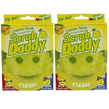 Load image into Gallery viewer, Scrub Daddy Pack Of 2 The Scratch Free Sponge (Lemon Color)
