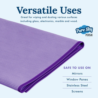 Pure-Sky Window Glass Cleaning Cloth - Streak Free Magic - Leaves no Wiping Marks