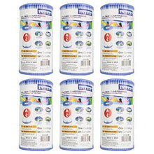 Load image into Gallery viewer, Intex (Pack Of 6) 29000E/59900E Easy Set Pool Replacement Type A Or C Filter Cartridge

