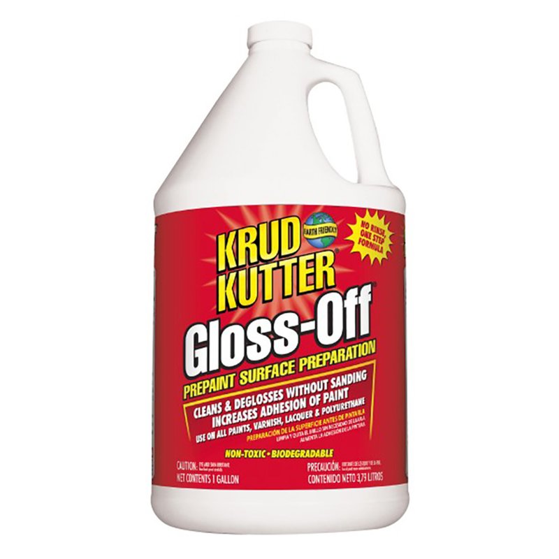 Krud Kutter GO01 Clear Gloss-Off Prepaint Surface Preparation with Mild Odor, 1 Gallon