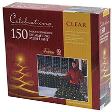 Load image into Gallery viewer, Celebrations P92M41A1 Twinkle Net Light Set, 4&#39; L x 6&#39; W, 150 Clear Lights
