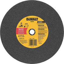 Load image into Gallery viewer, DeWalt DW8005 10 x 7/64 x 5/8 General Purpose Metal Chop Saw Wheel (2)
