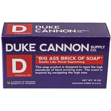 Load image into Gallery viewer, Duke Cannon Big Ass Brick of Soap for Men - Naval Supremacy, 10oz.
