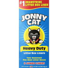 Load image into Gallery viewer, JONNY CAT Heavy Duty Litter Box Liners, Jumbo, 5 Liners-Box

