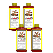 Load image into Gallery viewer, Cole&#39;s Flaming Squirrel Seed Sauce; Natural and Super Hot Nutritional Birdseed Sauce; Tastes Hot To Mammals, but Not To Wild Birds; 8 Ounce, Pack of 4
