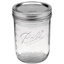 Load image into Gallery viewer, Ball Mason PINT Jars Wide-Mouth Can or Freeze with Lids and Bands, Set of 12, Dissolvable Labels - (Set Of 60)

