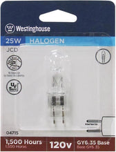 Load image into Gallery viewer, Westinghouse Lighting 04715 25-watt T4 JCD Halogen Bulb
