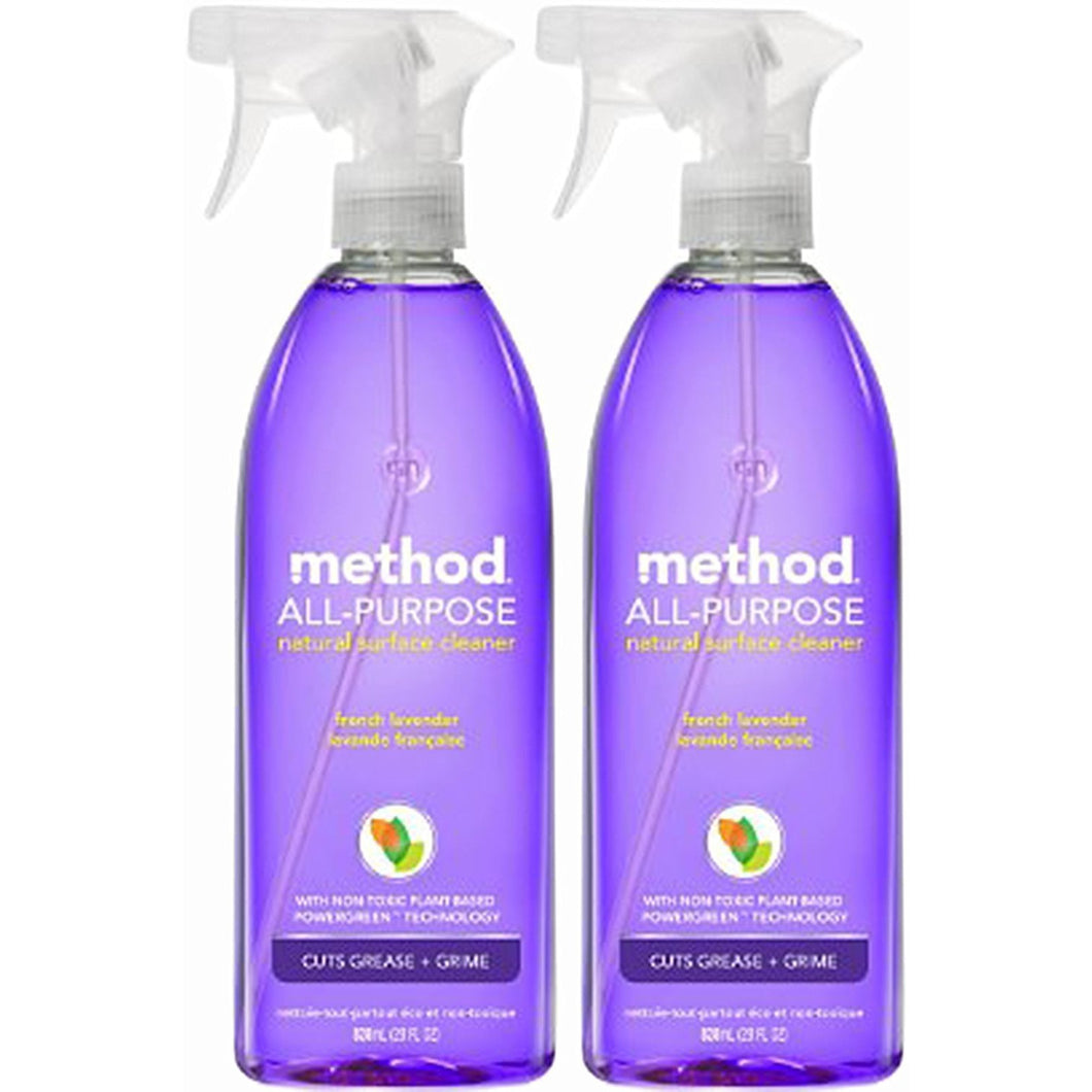 Method All Purpose Natural Surface Cleaning Spray - 28 oz - French Lavender - 2 pk