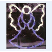 Load image into Gallery viewer, Impact Innovations 95078D Christmas Lighted Window Decoration, Praying Angel Purple &amp; White
