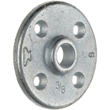 Load image into Gallery viewer, Anvil Malleable Iron Pipe Fitting, Class 150, Floor Flange, NPT Female, Galvanized Finish

