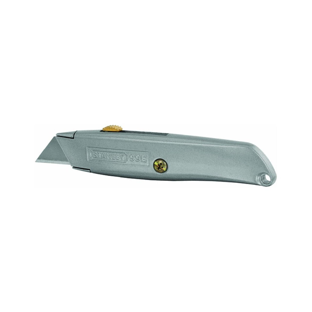 Stanley Tools Classic 99 10-099 Utility Knife 6 In L, Gray Straight, High Carbon Steel  Includes: (3) Three Heavy Duty Blades (6 Pack)