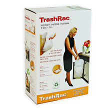 Load image into Gallery viewer, TRASHRAC 5 Gallon Trash Rack Frame System (131/4&quot; W X 8&quot; D X 181/2&quot; H) + Includes 20 Refill Bags (5 Gal. 0.95mil)
